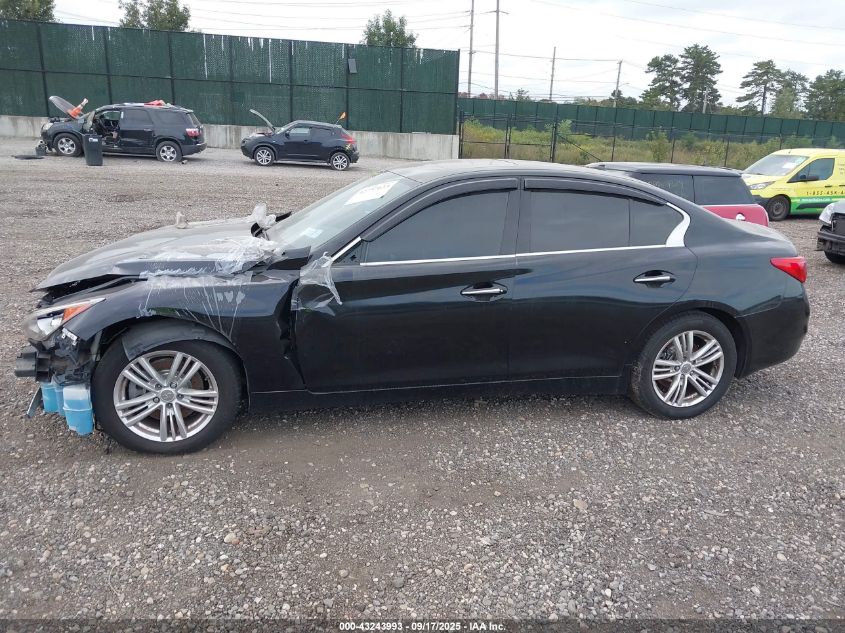 2014 Infiniti Q50 VIN: JN1BV7AR9EM703499 Lot: 43243993