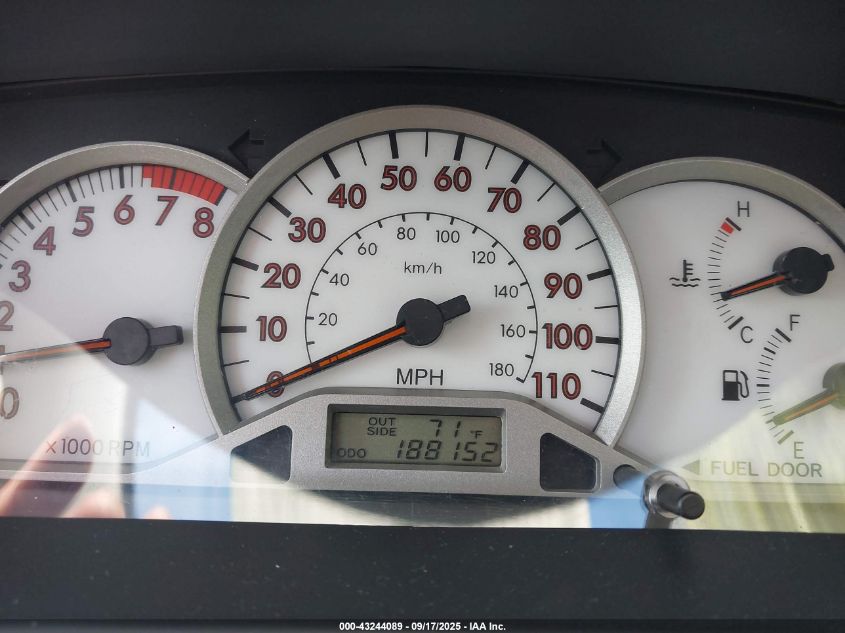 2008 Toyota Corolla S VIN: 2T1BR32EX8C901032 Lot: 43244089