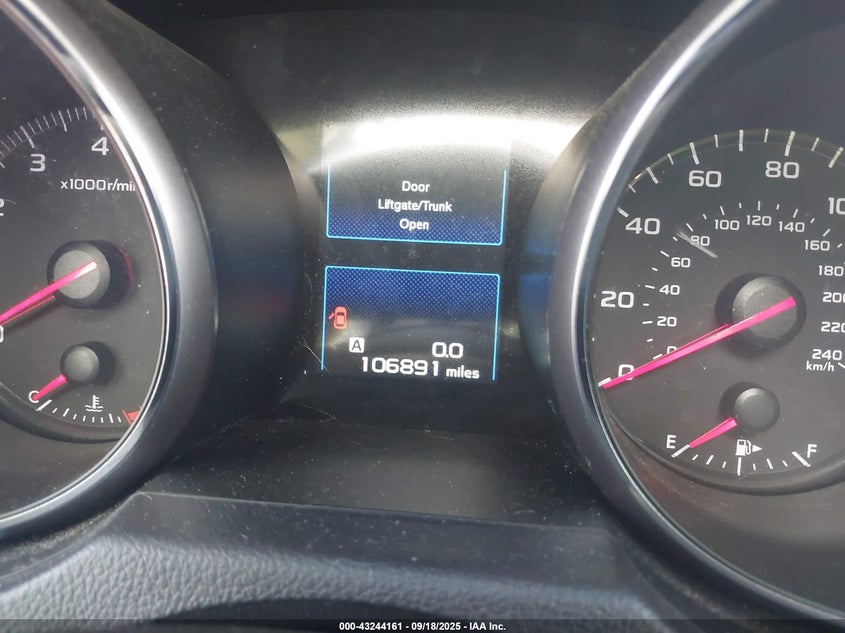 2015 SUBARU OUTBACK 2.5I - 4S4BSBAC7F3222710