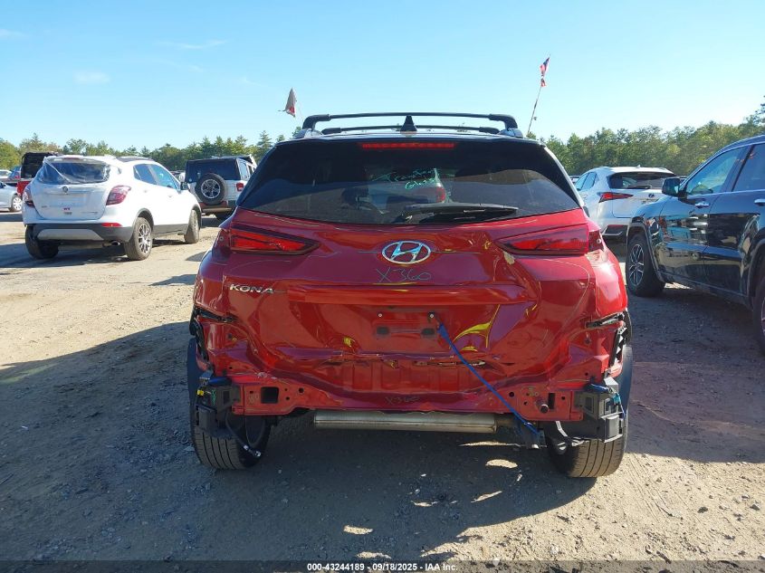 2022 Hyundai Kona Sel VIN: KM8K62AB2NU850615 Lot: 43244189