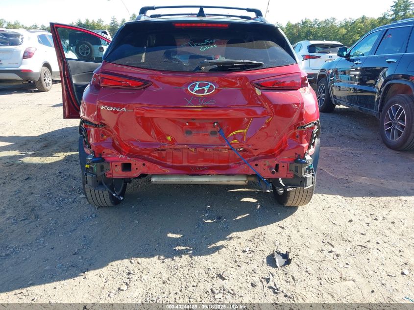 2022 Hyundai Kona Sel VIN: KM8K62AB2NU850615 Lot: 43244189