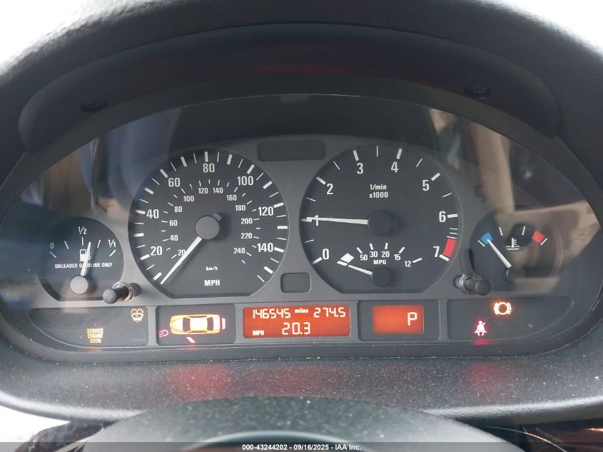 2004 BMW 3 Series VIN: WDAET37404NJ96731 Lot: 43244202