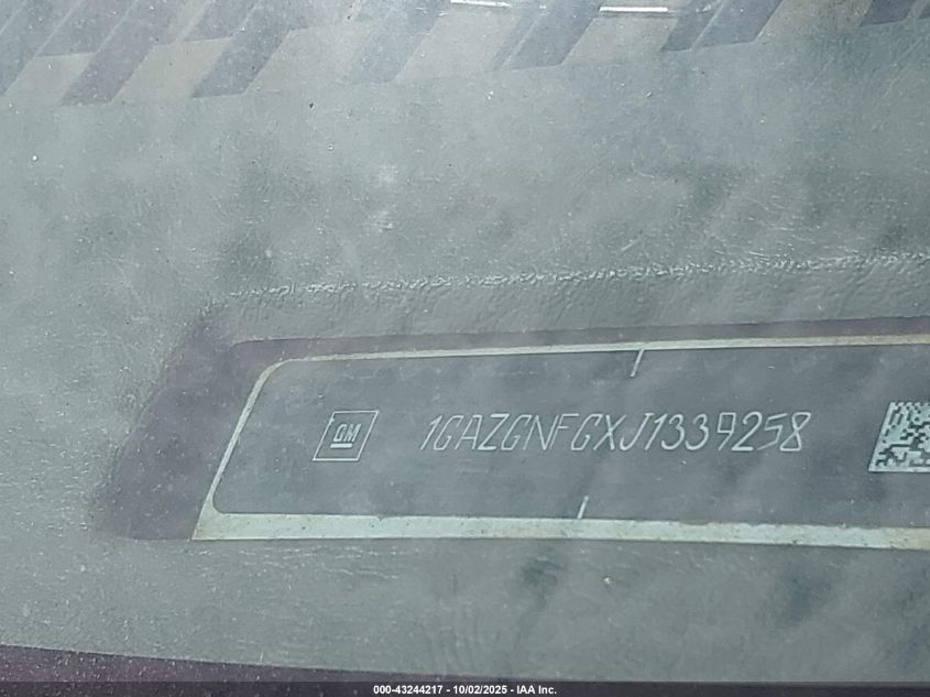 2018 CHEVROLET EXPRESS 3500 LS - 1GAZGNFGXJ1339258