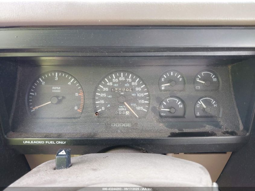 1991 Dodge Dakota VIN: 1B7FL23XXMS306042 Lot: 43244283