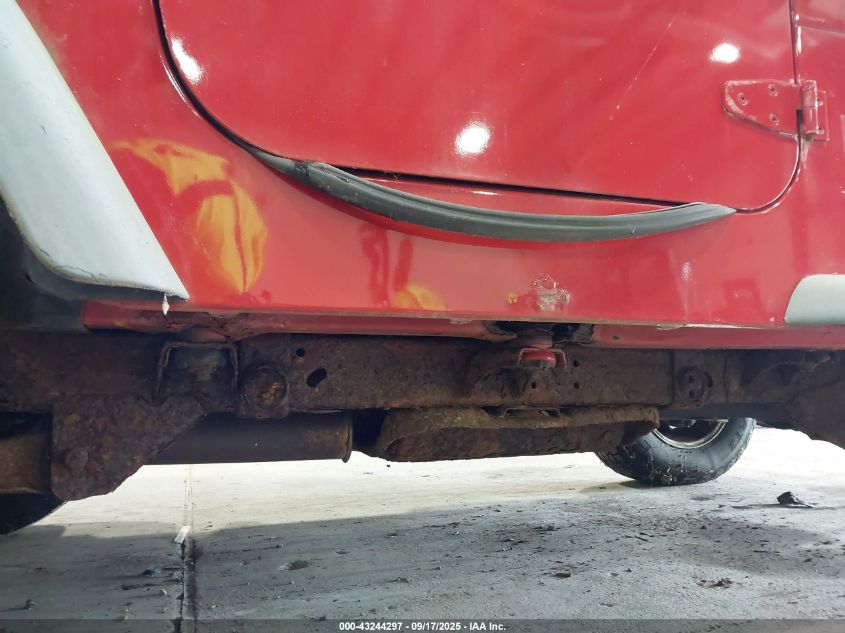 1997 Jeep Wrangler Se VIN: 1J4FY29P2VP501642 Lot: 43244297