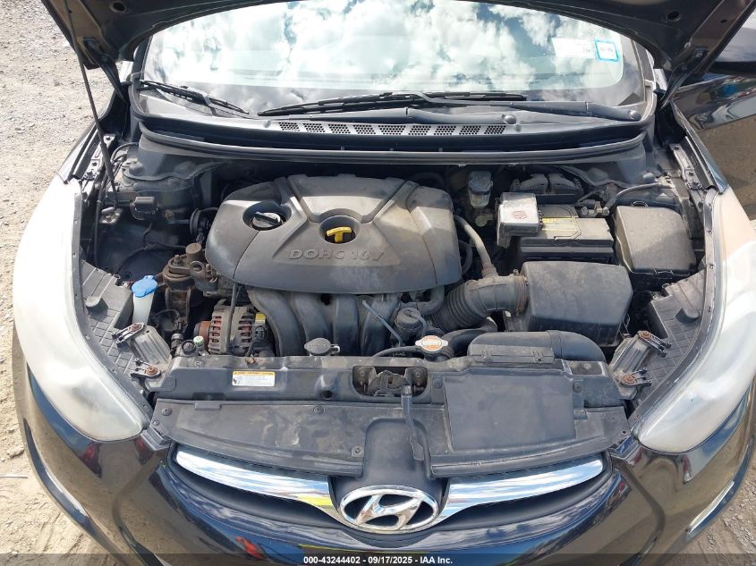 2012 Hyundai Elantra Gls VIN: 5NPDH4AE0CH133280 Lot: 43244402