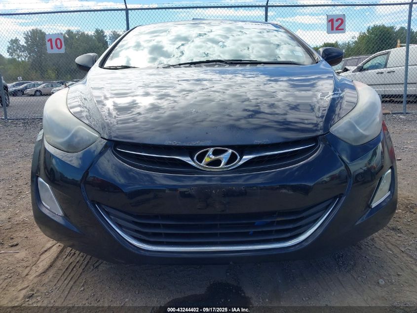 2012 Hyundai Elantra Gls VIN: 5NPDH4AE0CH133280 Lot: 43244402