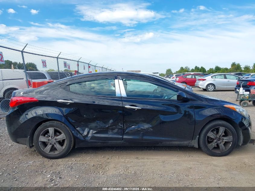 2012 Hyundai Elantra Gls VIN: 5NPDH4AE0CH133280 Lot: 43244402