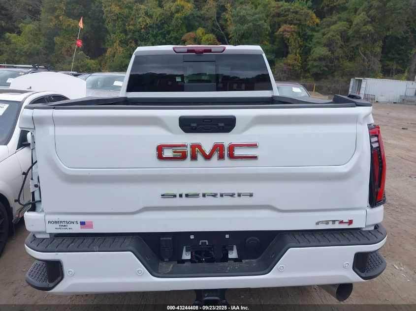 2025 GMC Sierra 2500Hd 4Wd Standard Bed At4 VIN: 1GT4UPEY7SF221009 Lot: 43244408