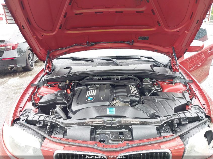 2011 BMW 128I VIN: WBAUP9C52BVL89574 Lot: 43244415