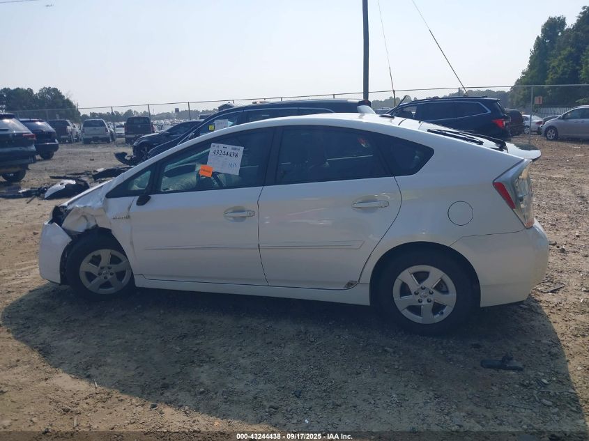 2011 Toyota Prius Two VIN: JTDKN3DU0B5319879 Lot: 43244438