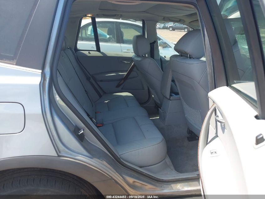 2006 BMW X3 3.0I VIN: WBXPA93416WD27873 Lot: 43244453