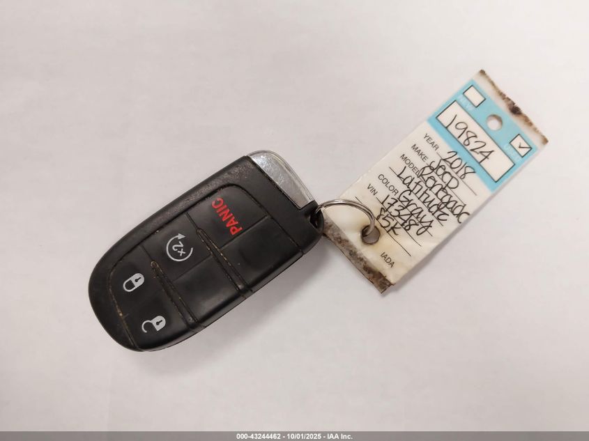 2018 Jeep Renegade Latitude 4X4 VIN: ZACCJBBB2JPJ17348 Lot: 43244462