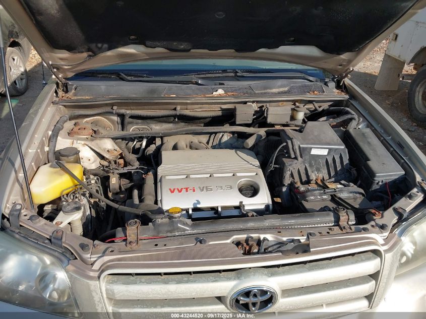 2005 Toyota Highlander V6 VIN: JTEEP21A750104640 Lot: 43244520