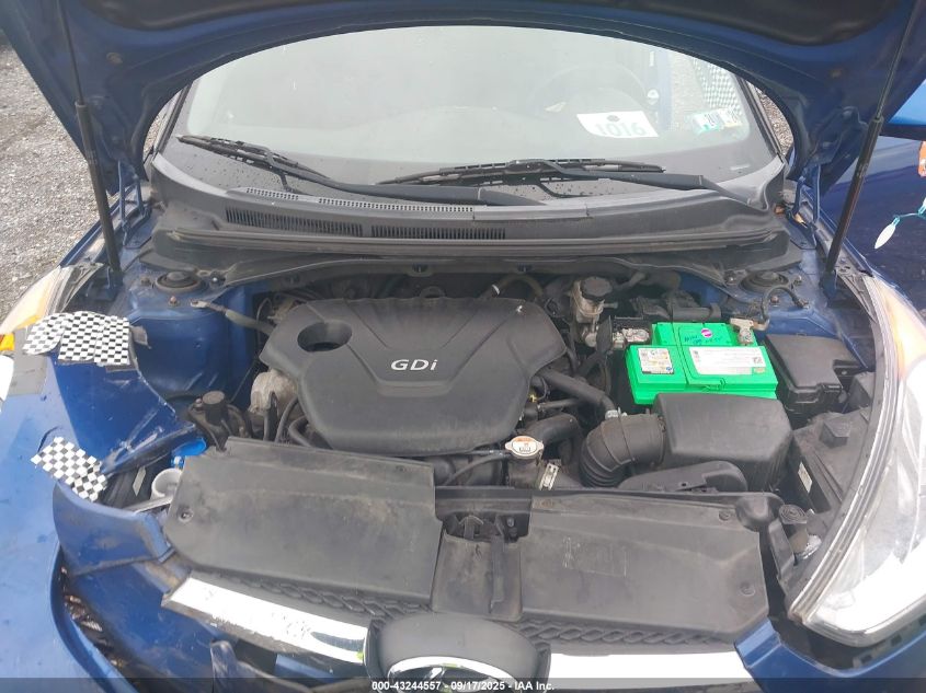 2016 Hyundai Veloster VIN: KMHTC6AD4GU262613 Lot: 43244557