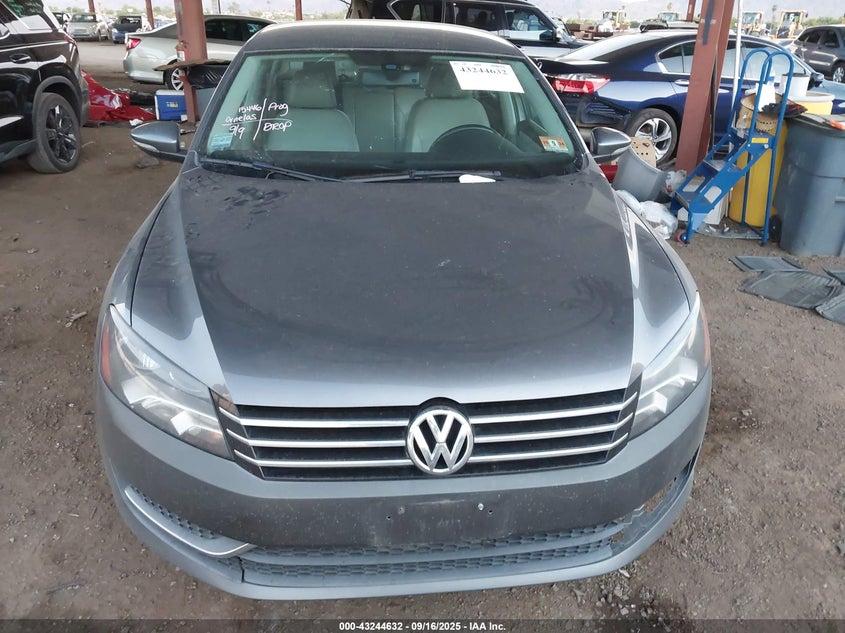 2012 Volkswagen Passat 2.5L Se VIN: 1VWBP7A37CC050383 Lot: 43244632