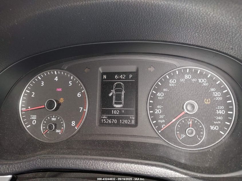 2012 Volkswagen Passat 2.5L Se VIN: 1VWBP7A37CC050383 Lot: 43244632