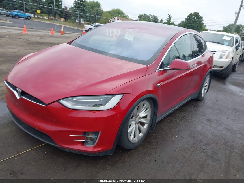 2017 Tesla Model x 100d 75d 90d Red Lot 111043244660 Vin 5YJXCAE23HF058140