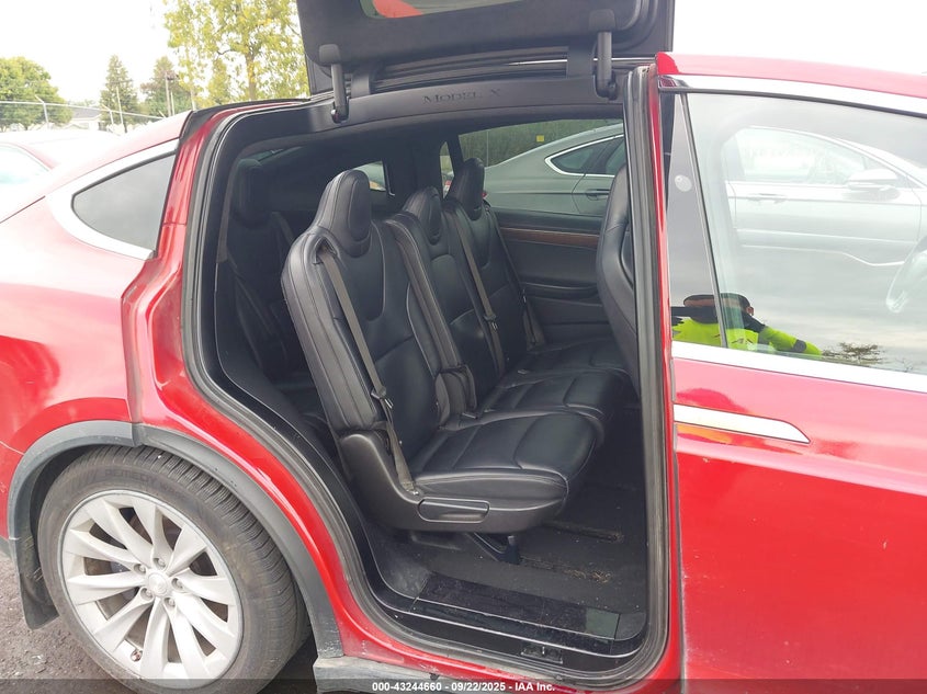 2017 Tesla Model x 100d 75d 90d Red Lot 111043244660 Vin 5YJXCAE23HF058140
