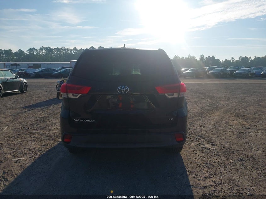 2018 TOYOTA HIGHLANDER LE PLUS - 5TDZZRFH9JS240550