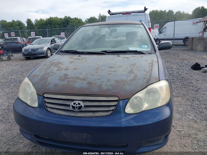 2003 Toyota Corolla Ce VIN: 1NXBR32E83Z083856 Lot: 43244763