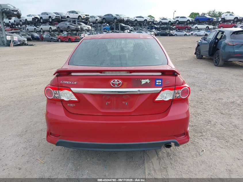 2011 Toyota Corolla S VIN: 2T1BU4EE9BC700195 Lot: 43244780