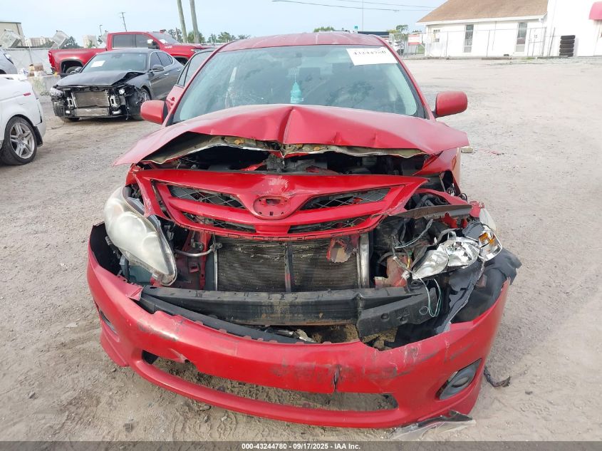 2011 Toyota Corolla S VIN: 2T1BU4EE9BC700195 Lot: 43244780