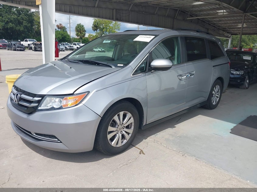 2016 HONDA ODYSSEY EX-L - 5FNRL5H61GB059154
