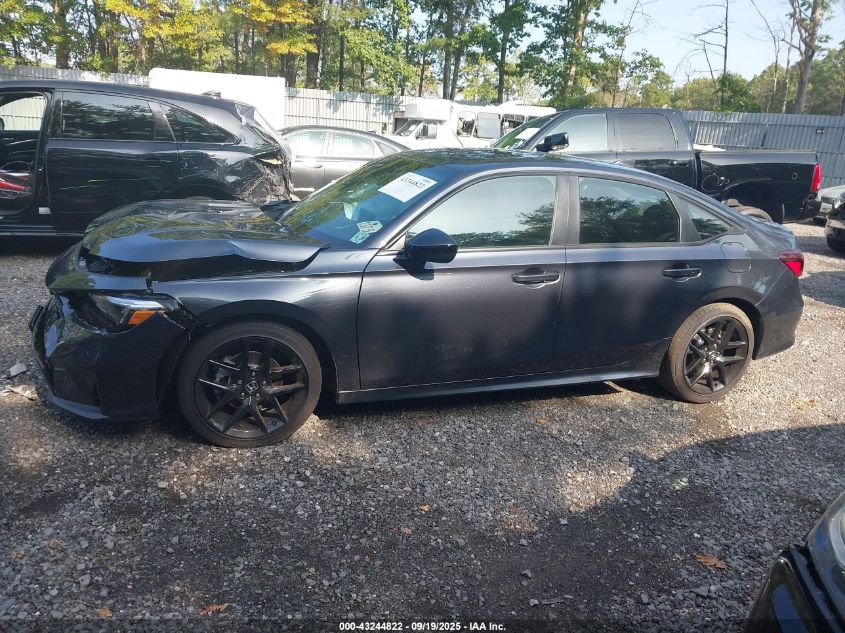 2025 Honda Civic Hybrid Sport/Sport Touring VIN: 2HGFE4F86SH330161 Lot: 43244822