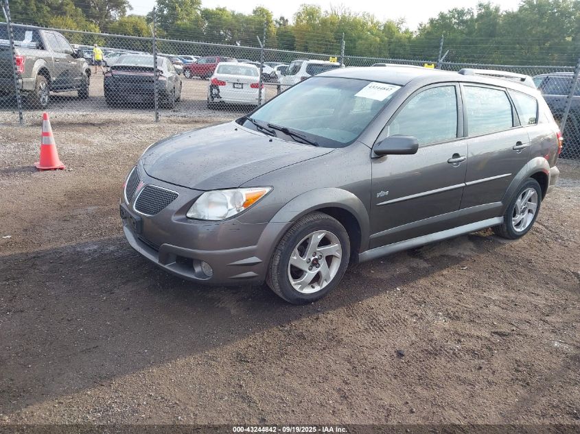 2008 Pontiac Vibe grey hatchback gasoline 5Y2SL67858Z424456 photo #3