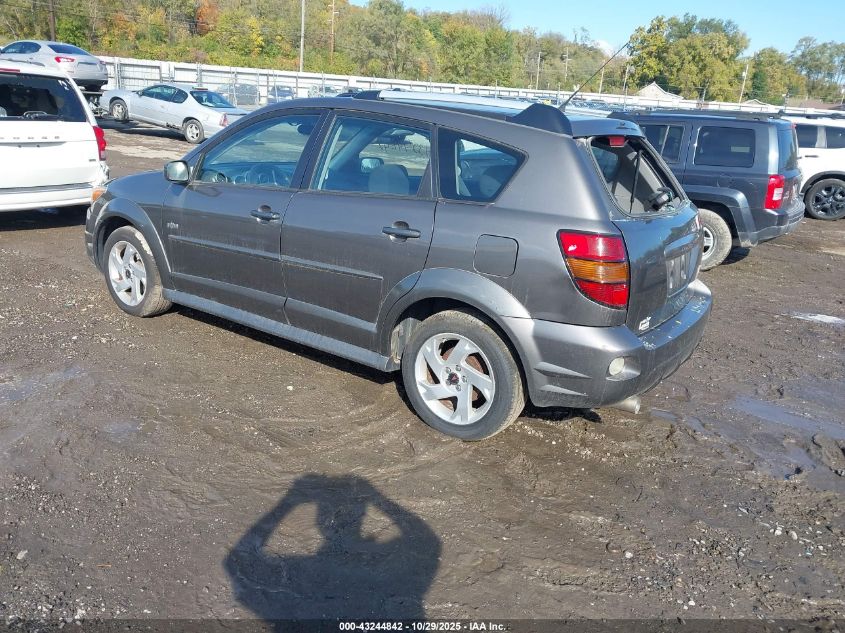 2008 Pontiac Vibe grey hatchback gasoline 5Y2SL67858Z424456 photo #4