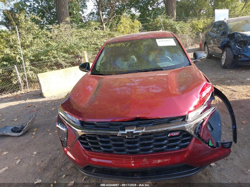 2025 Chevrolet Trax Fwd 1Rs VIN: KL77LGEP6SC224666 Lot: 43244857