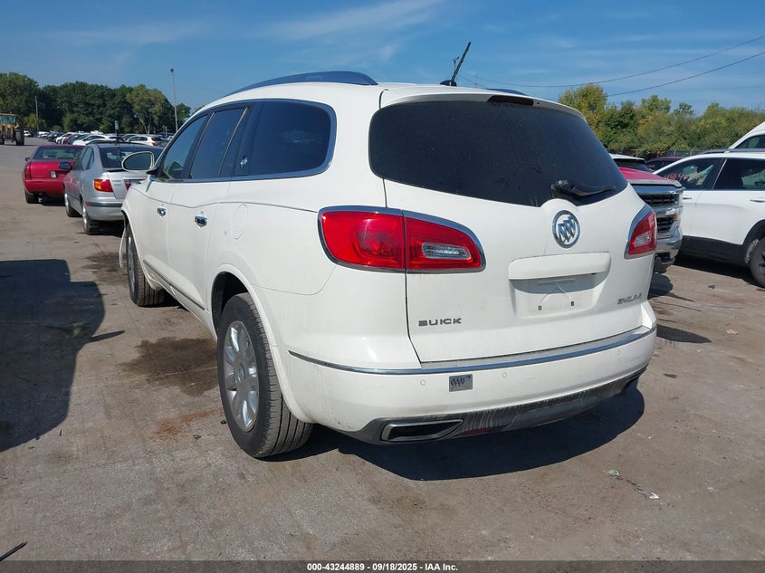 Vin: 5gakrbkd7ej233712, lot: 43739432, buick enclave leather 20143