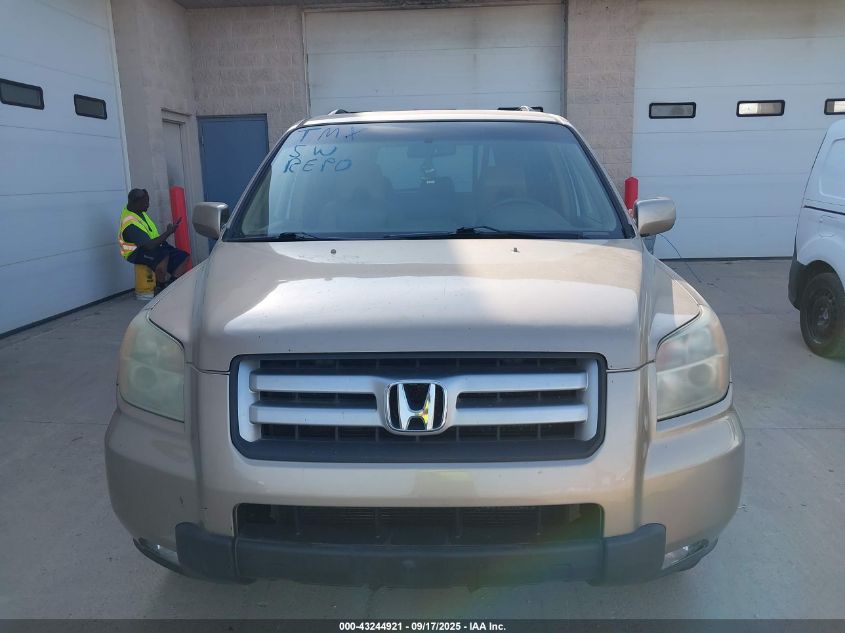 2006 Honda Pilot Ex-L VIN: 5FNYF18726B012346 Lot: 43244921