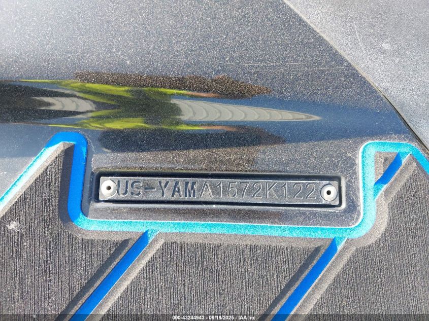 2022 Yamaha Fx1800A-X VIN: YAMA1572K122 Lot: 43244943