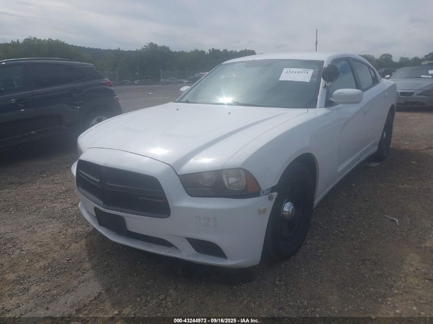 2012 Dodge Charger Police VIN: 2C3CDXAG7CH304906 Lot: 43244973