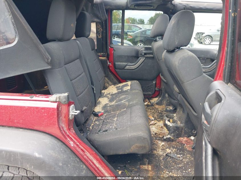 2012 Jeep Wrangler Unlimited Sport VIN: 1C4BJWDG9CL101458 Lot: 43245004