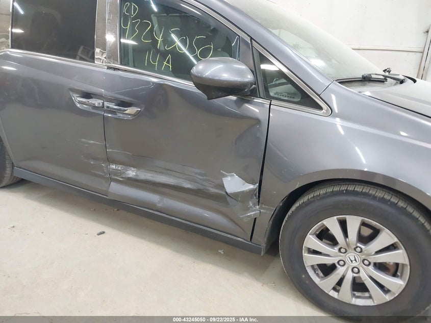 2014 Honda Odyssey Ex-L VIN: 5FNRL5H64EB087530 Lot: 43245050