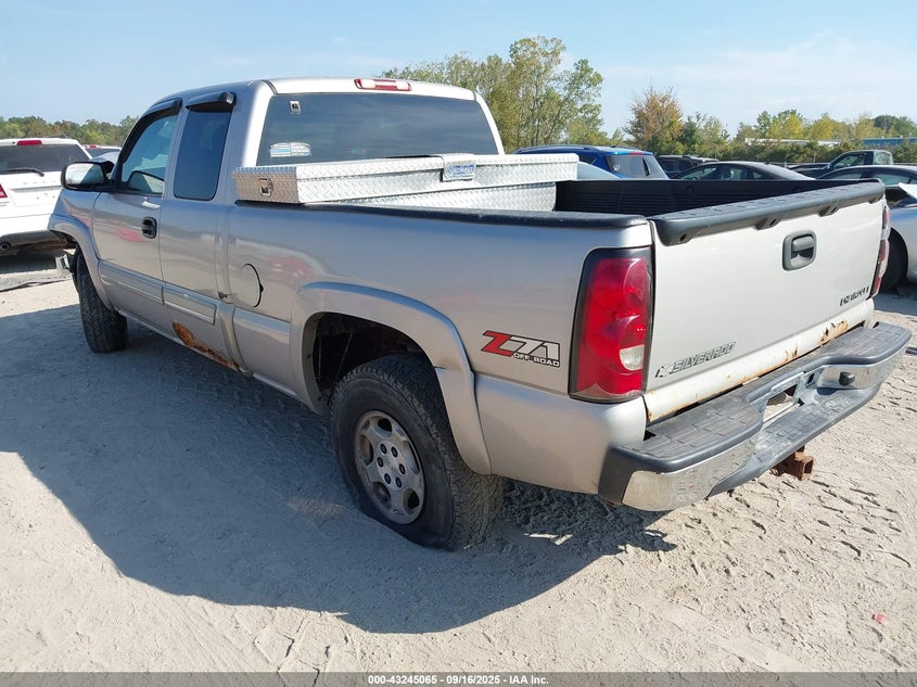 2004 Chevrolet Silverado 1500 Z71 beige truck gasoline 2GCEK19T041217979 photo #4
