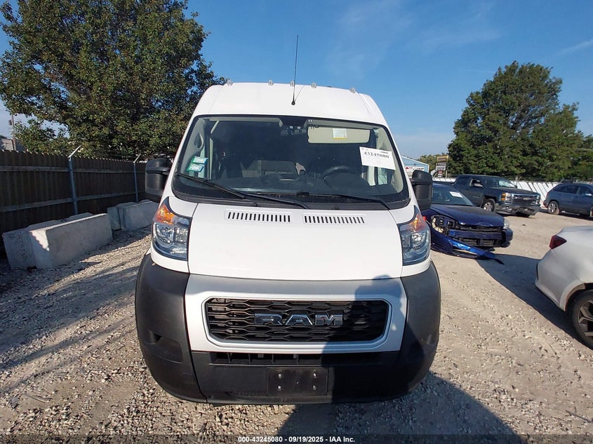 2019 Ram Promaster 2500 High Roof 159 Wb VIN: 3C6TRVDG7KE550434 Lot: 43245080