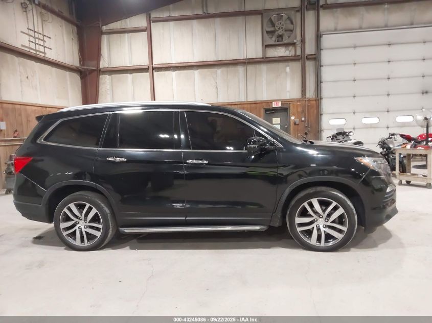 2018 Honda Pilot Touring VIN: 5FNYF6H93JB063572 Lot: 43245086
