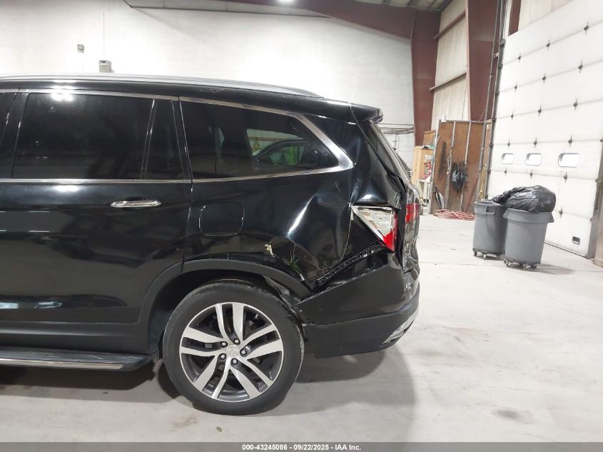 2018 Honda Pilot Touring VIN: 5FNYF6H93JB063572 Lot: 43245086