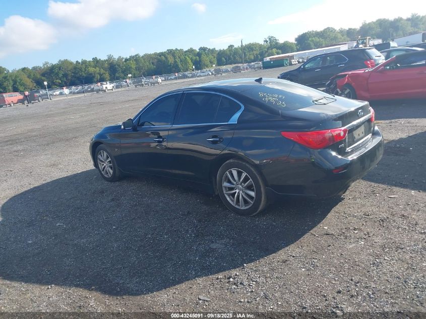 2015 Infiniti Q50 Premium VIN: JN1BV7AR5FM422429 Lot: 43245091