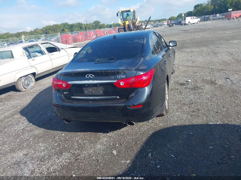2015 Infiniti Q50 Premium VIN: JN1BV7AR5FM422429 Lot: 43245091