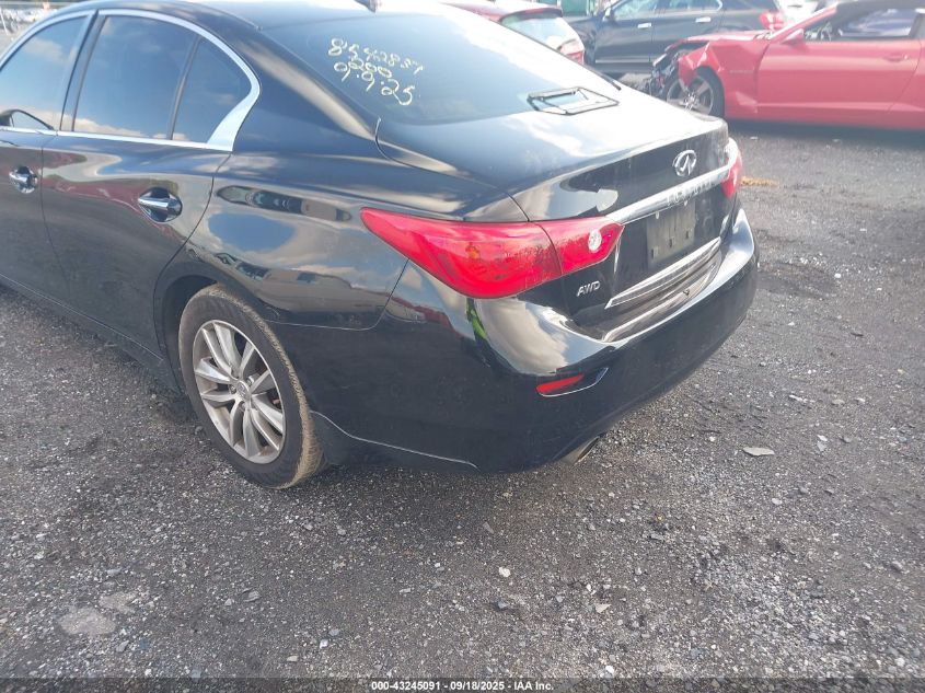 2015 Infiniti Q50 Premium VIN: JN1BV7AR5FM422429 Lot: 43245091