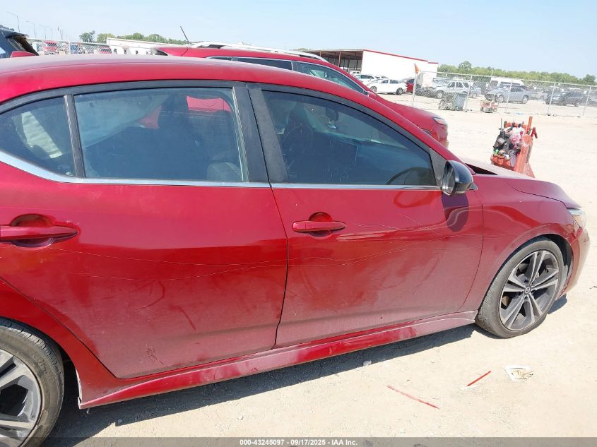 2021 Nissan Sentra Sr Xtronic Cvt VIN: 3N1AB8DV8MY257523 Lot: 43245097