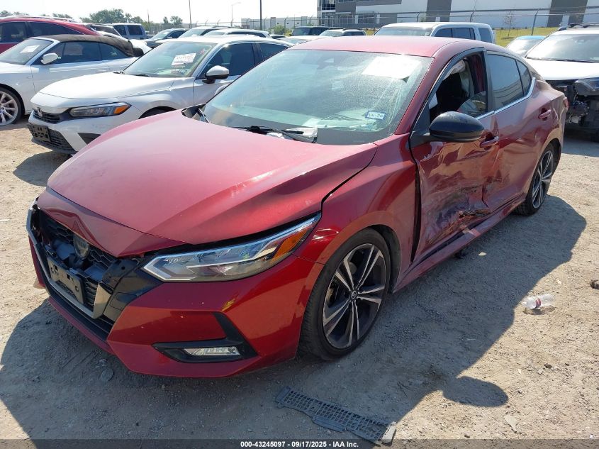 2021 Nissan Sentra Sr Xtronic Cvt VIN: 3N1AB8DV8MY257523 Lot: 43245097