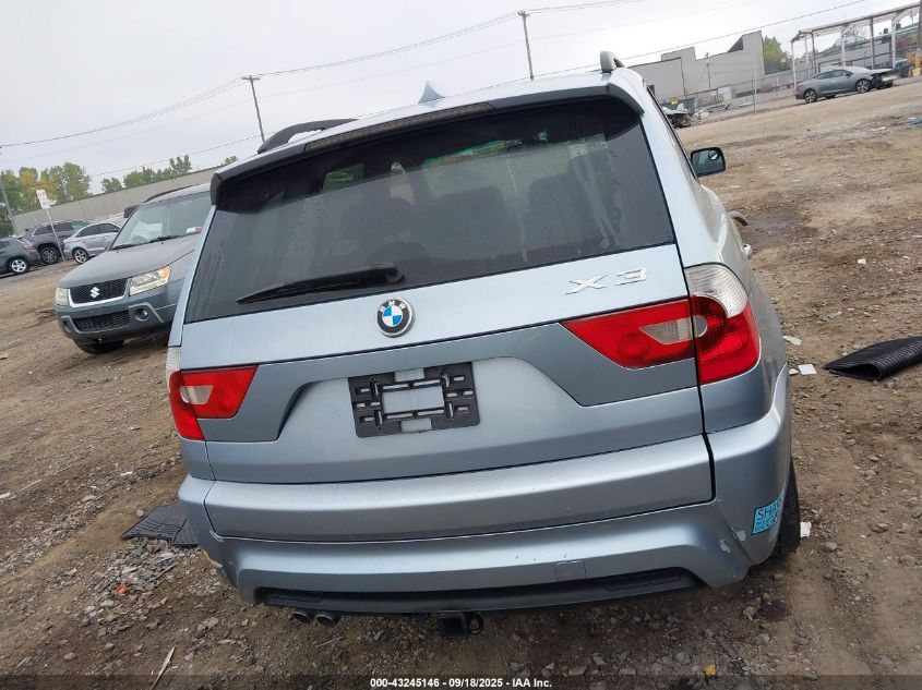 2006 BMW X3 3.0I VIN: WBXPA93416WG78704 Lot: 43245146