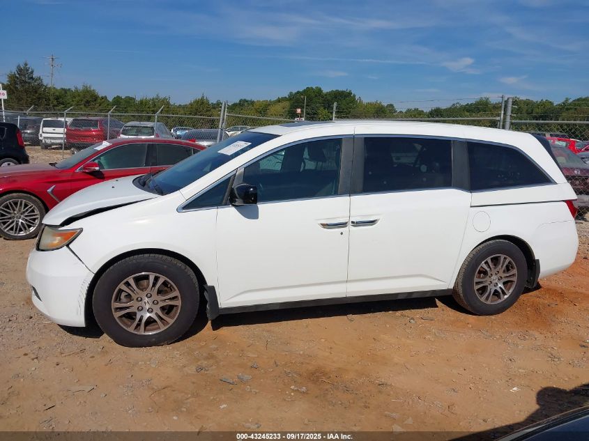 2012 Honda Odyssey Ex-L VIN: 5FNRL5H68CB092386 Lot: 43245233