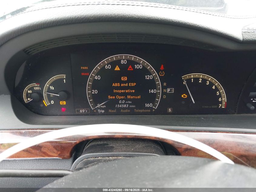 2008 Mercedes-Benz S 550 4Matic VIN: WDDNG86X98A167683 Lot: 43245260